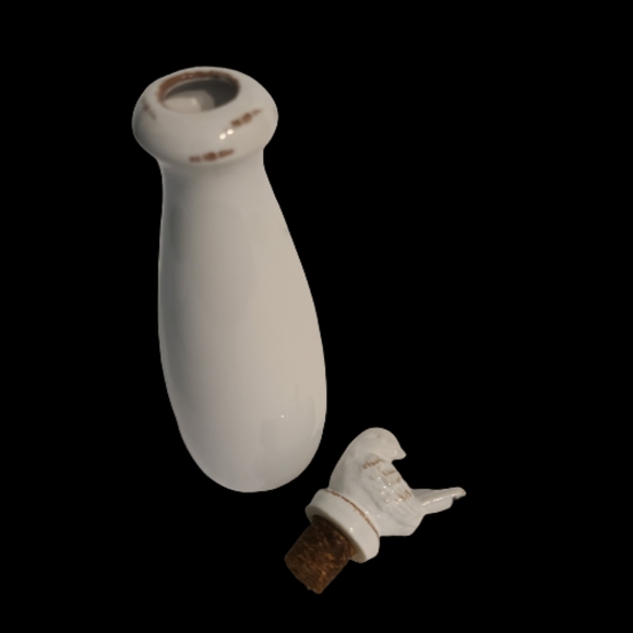 Ceramic Bird Oil Holder/Dispenser - Picture 3 of 3